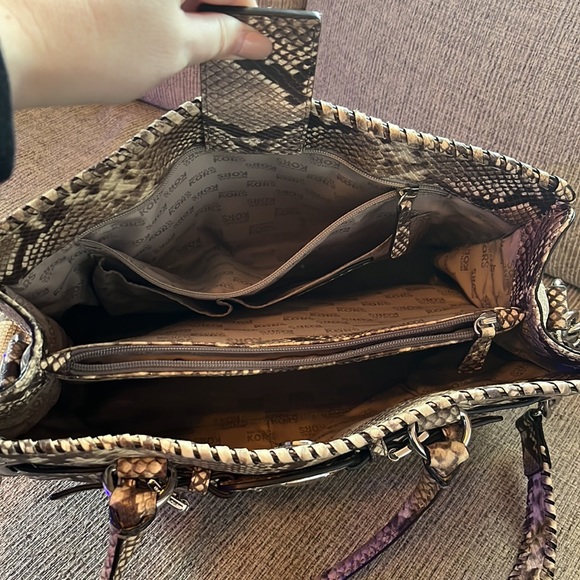 Michael Kors Snakeskin Purse - Picture 6 of 10